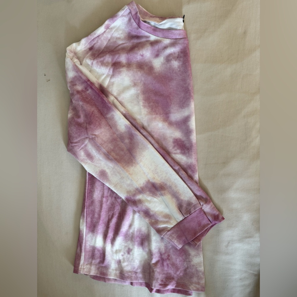 Tie-Dye Set in Purple and White (S)
